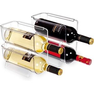 Stackable wine/bottle holder clear
